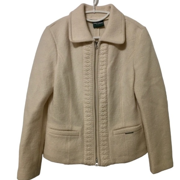 Vintage Geiger collections Size 34 Vintage Wool Cream Jacket - Picture 1 of 6